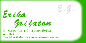 erika grifaton business card